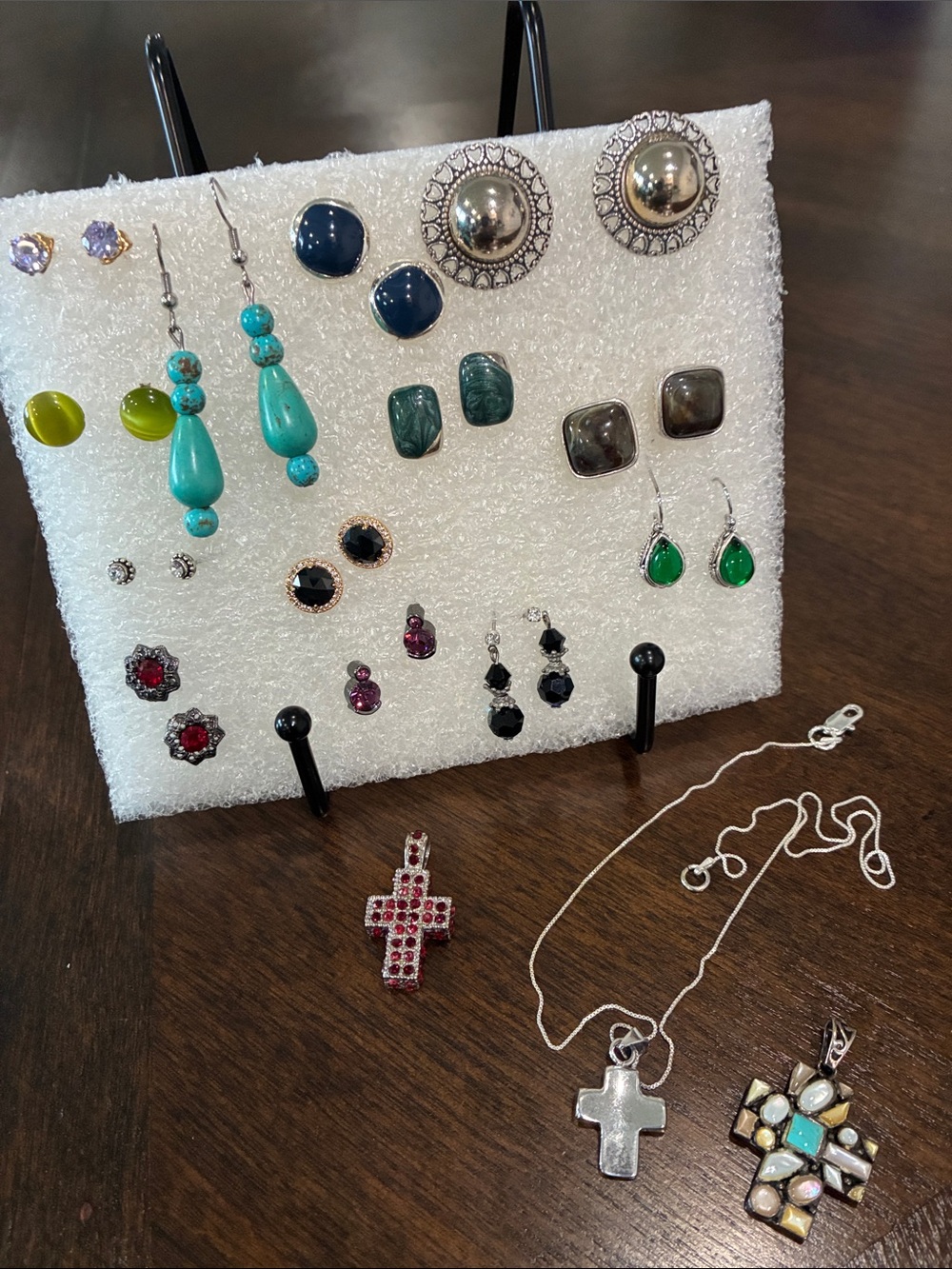 Assorted Fashion Jewelry last picture these earrings was never worn
